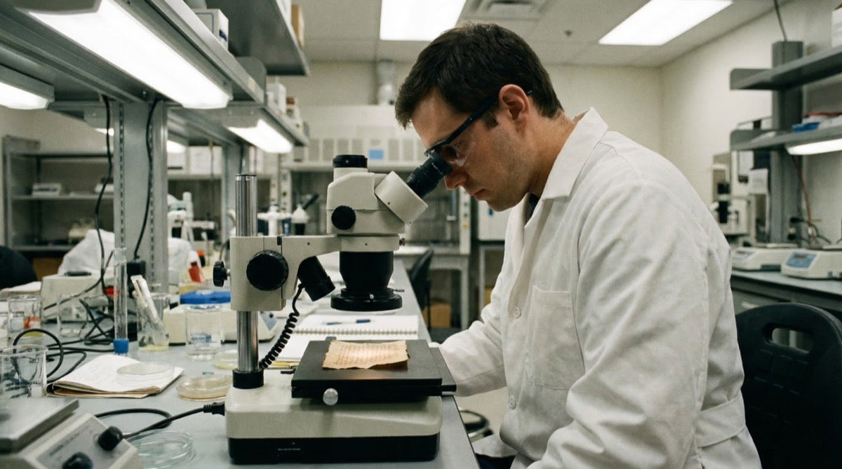 Laboratorieanalyse av papirprodukter