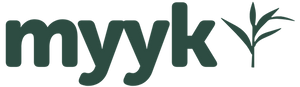 Green logo with the text 'myyk' and a small graphic on a white background