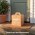 Myyk-eske levert på dørmatten, gratis frakt med abonnement