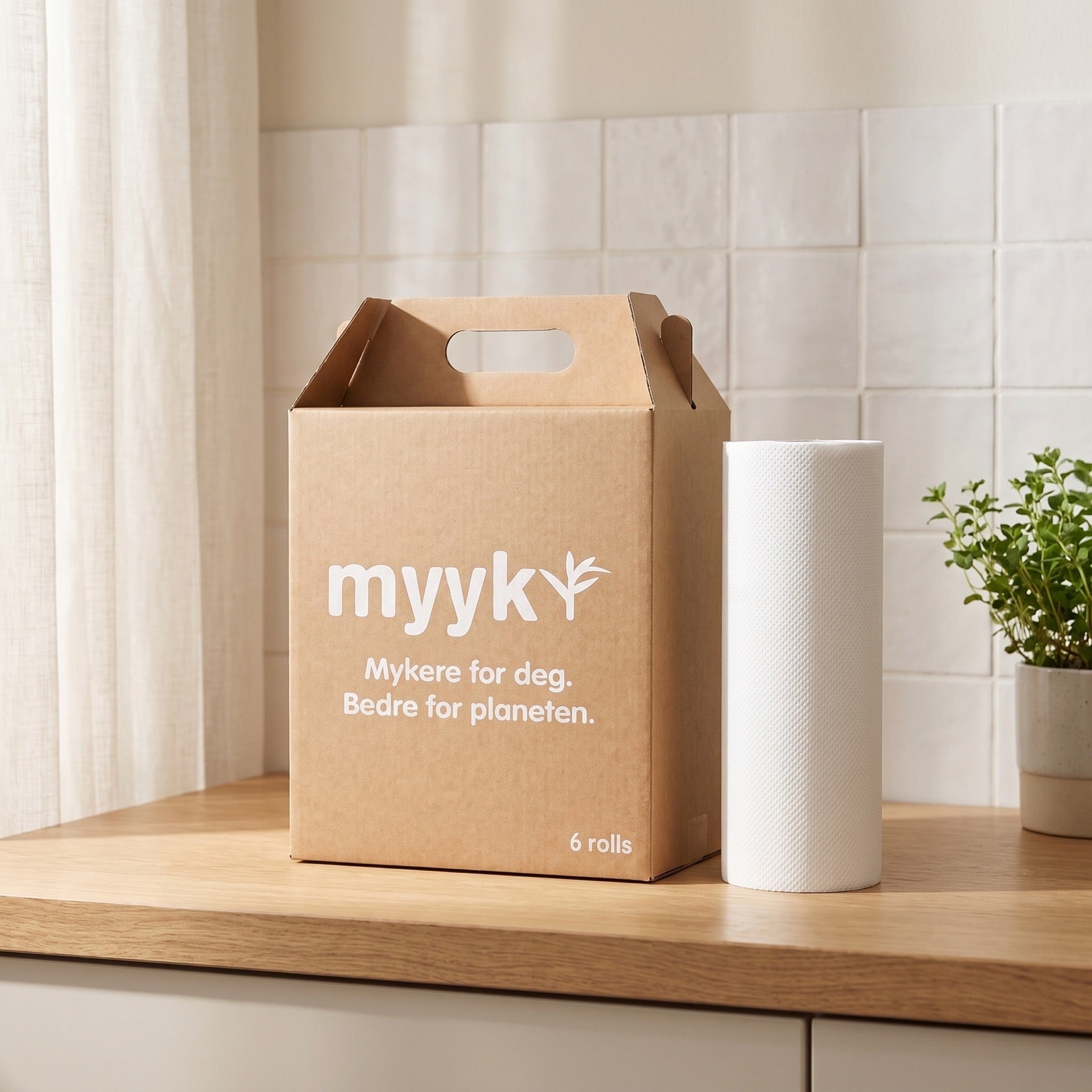 Bambus kjøkkenpapir